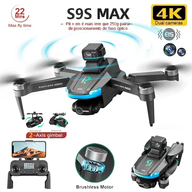 Drone Camera 4K - YENI S9S MAX MINI Drone 4K