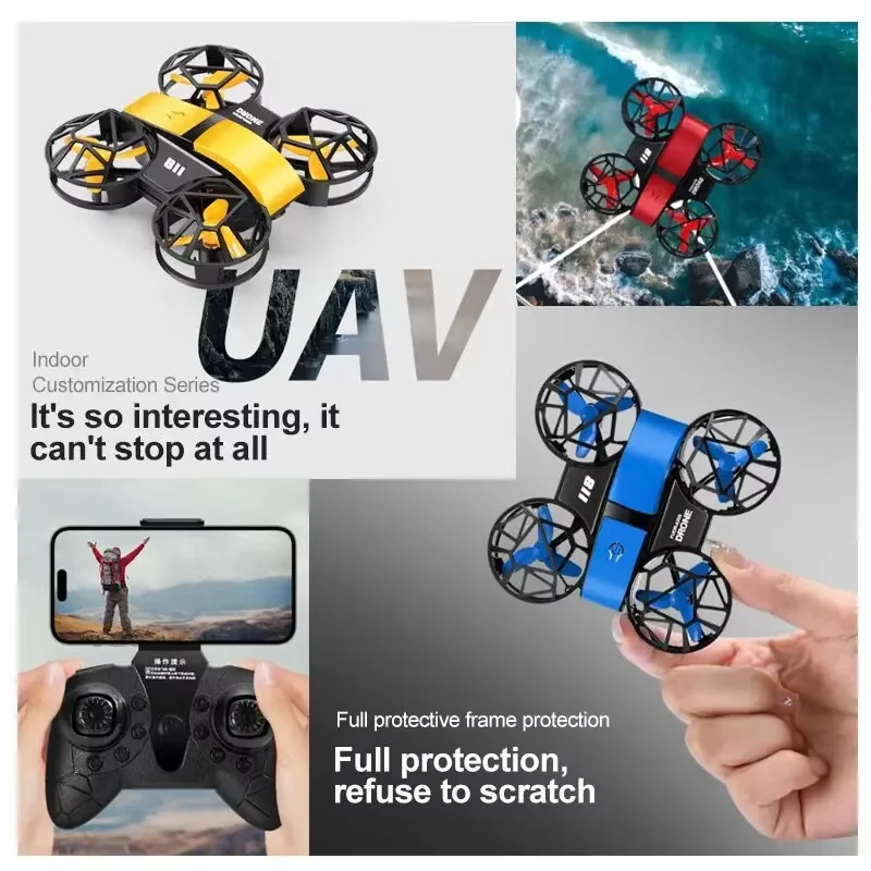 Drone Camera 4K - D12 Mini Drone 4k Profesyonel HD