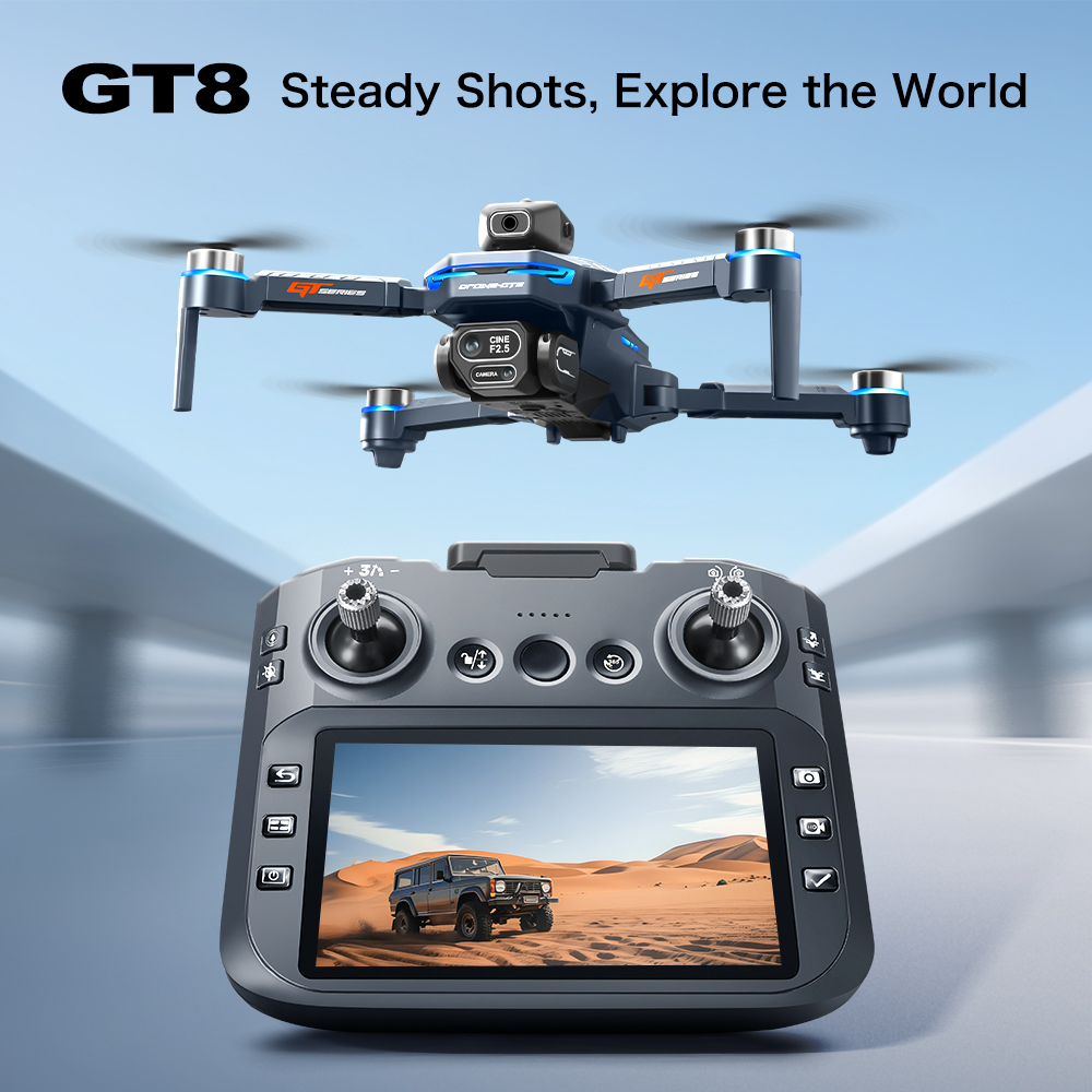 GT8 Engellerden Kaçınma Özelli - Drone Camera Hd incelemesi ve fiyatı